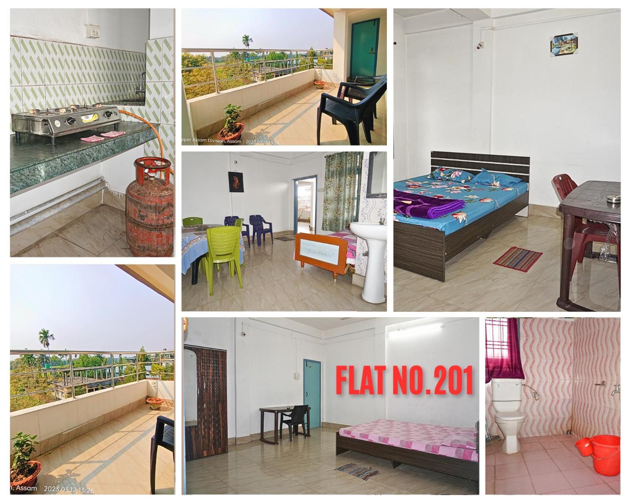 Taj Residency Holiday Homestay -Entire 1Bhk & 2Bhk Private Apartments -Call 767Ooo54Oo จอร์ฮัต ภายนอก รูปภาพ